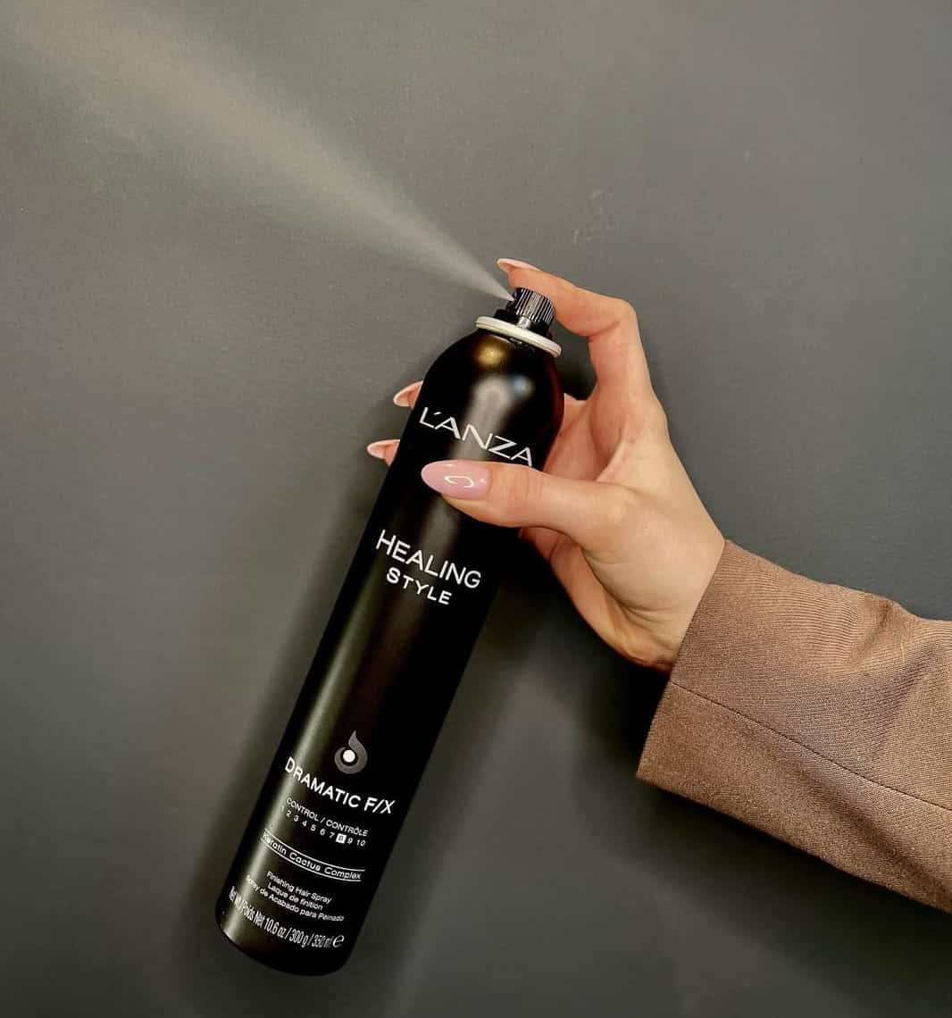 Лак сильної фіксації LʼANZA Healing Style Dramatic F/X, 350 ml - 3